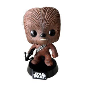 FUNKO STAR WARS Bobble Head Chewbacca With Weapon